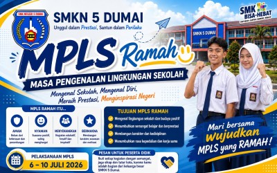 SMKN 5 Dumai | Sukses Laksanakan MPLS Ramah Tahun Ajaran 2026/2027